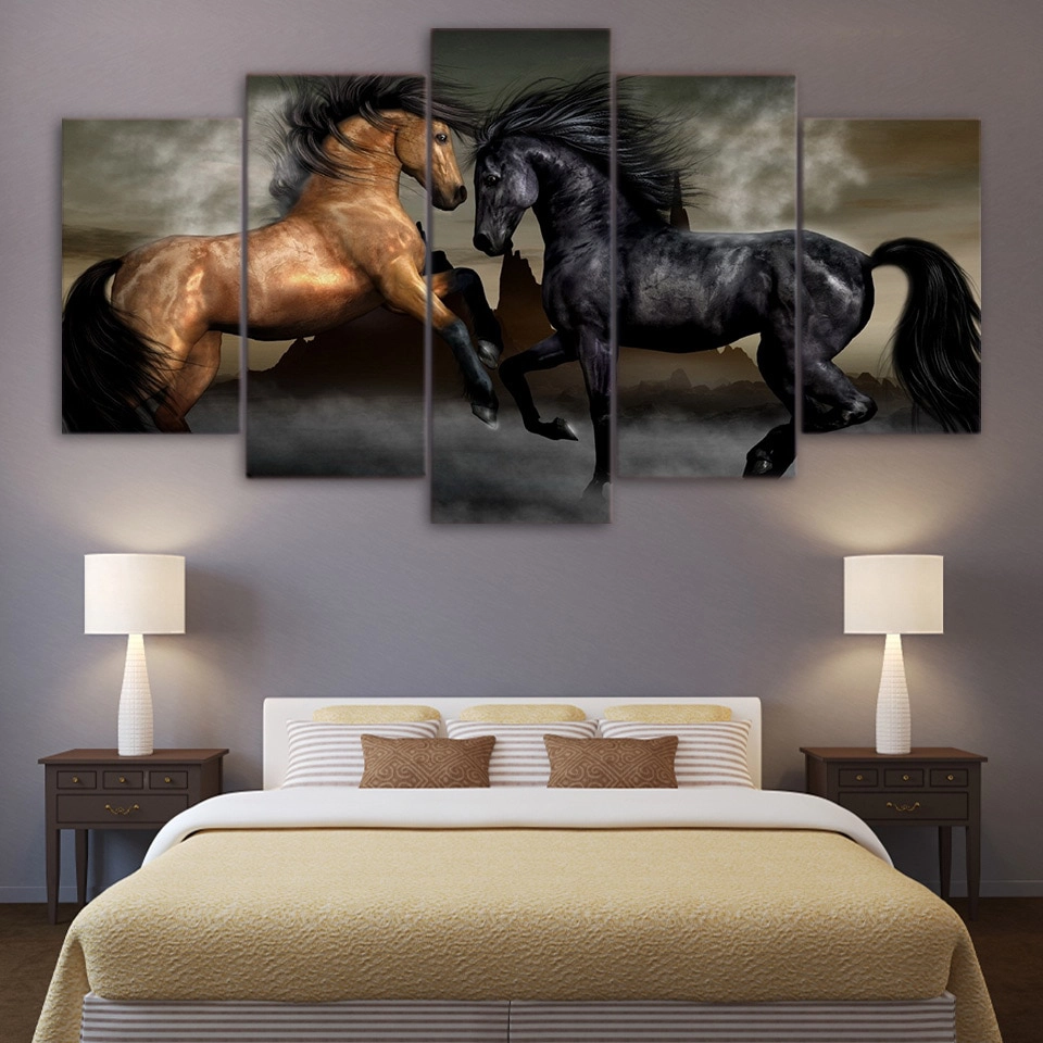 Duellhästar bild Hästbild Hästbild Djurbild format: Horisontell