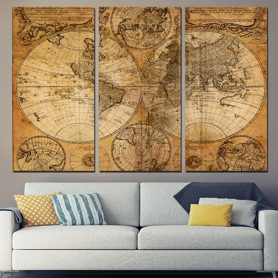 Karta över den antika världen