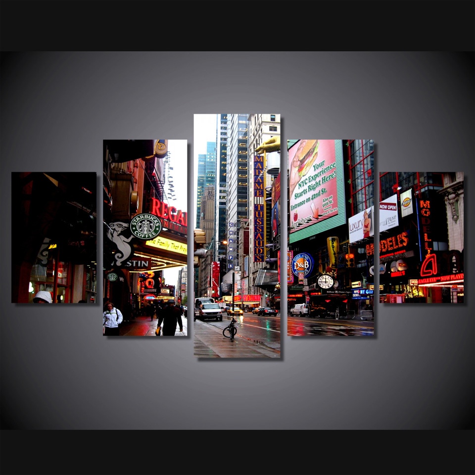 Tableau Times Square Tableau New York Tableau Ville Tableau Ville