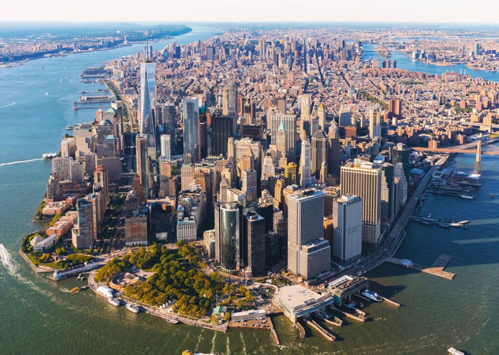 Utsikt över New York City