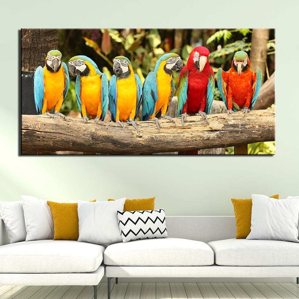 Tabell över grenar av papegojor