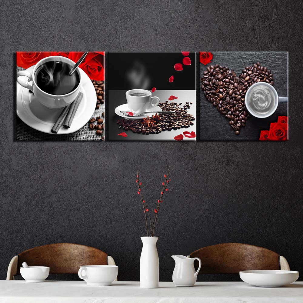 Målning av en kärlek till kaffe