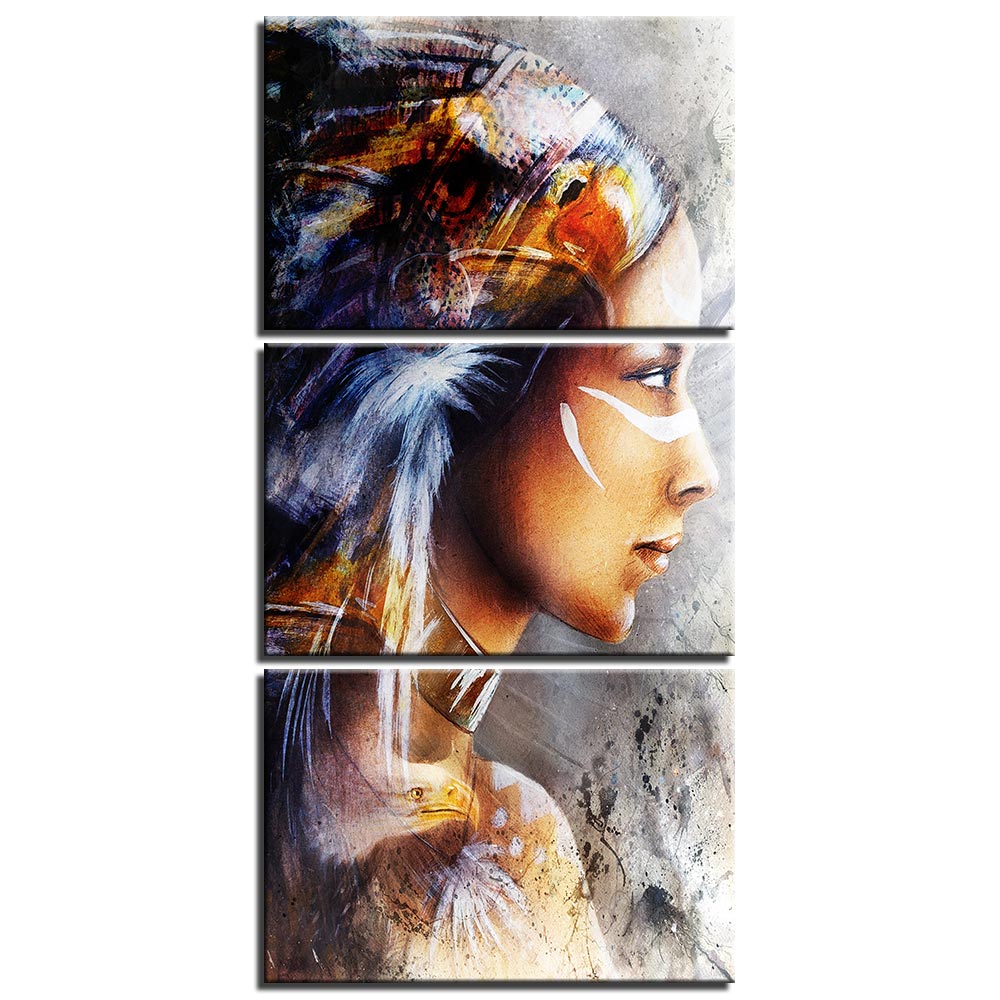 Målning av indianerna