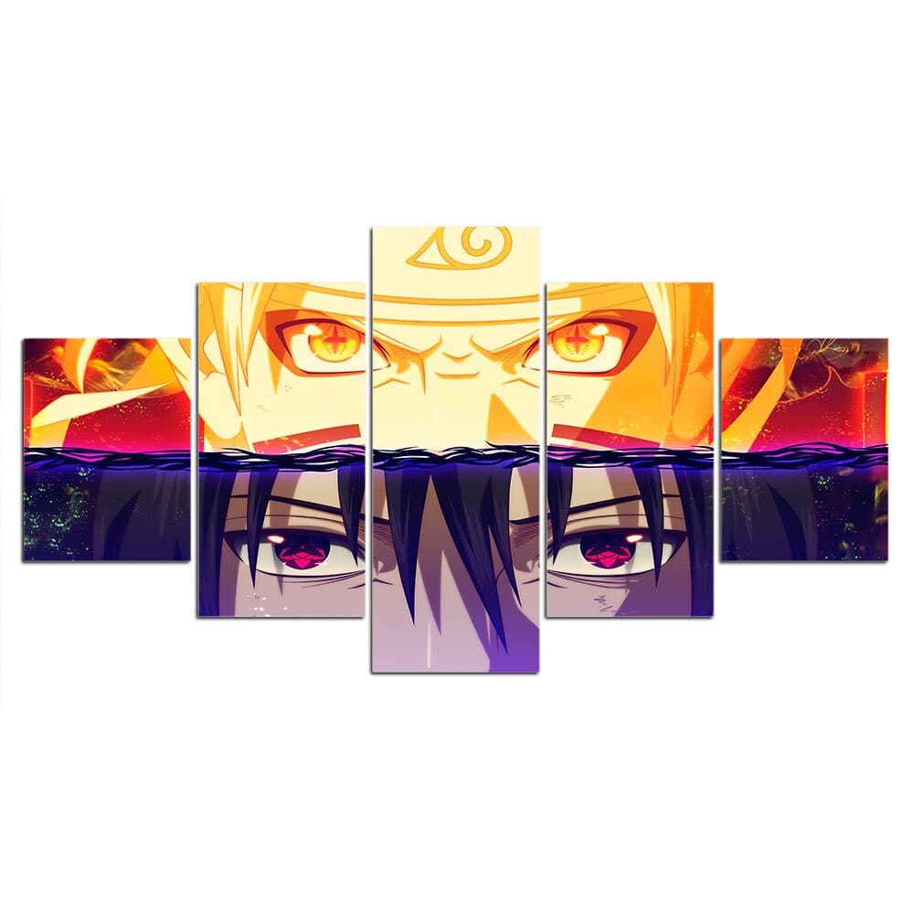 Naruto och Sasuke ögondiagram