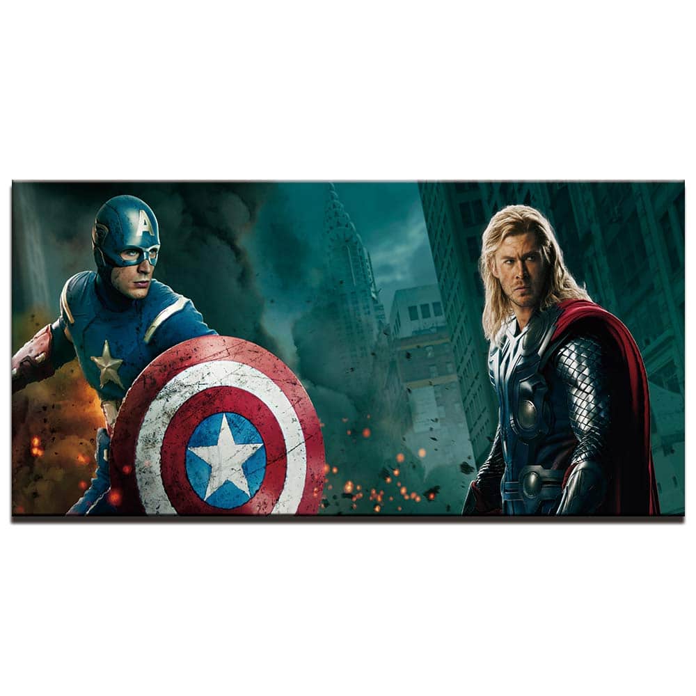 Tabell Captain America och Thor