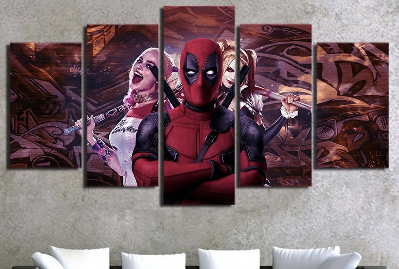 Bild Dead Pool och Harley Quinn Bild DC Comics Bild Geek Bild Marvel