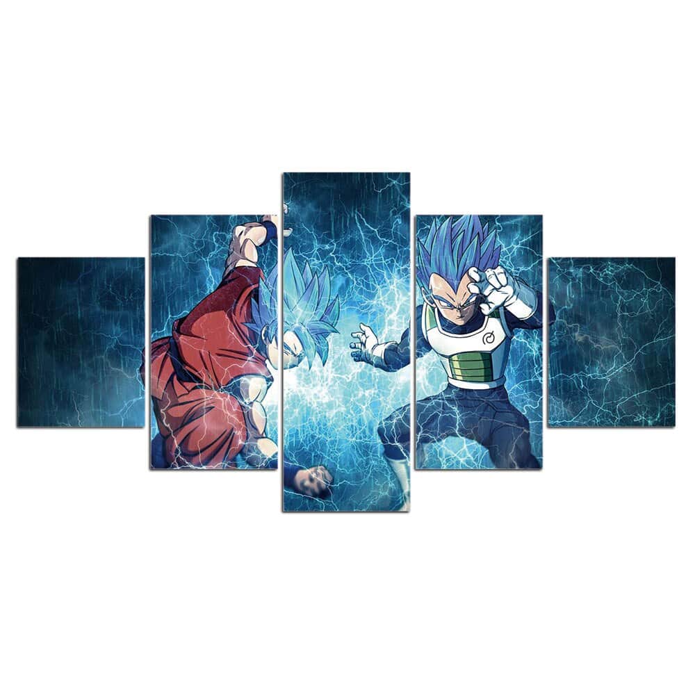 Son Goku och Vegeta styrka diagram Dragon Ball Z diagram Geek diagram