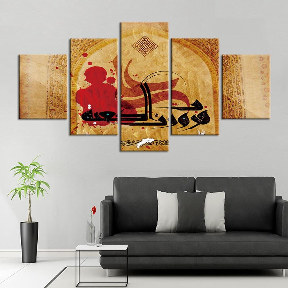 Abstrakt orientalisk målning