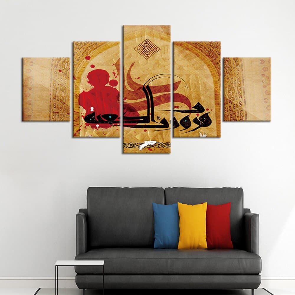 Orientalisk abstrakt målning Orientalisk målning World storlek: S|M|L|XL
