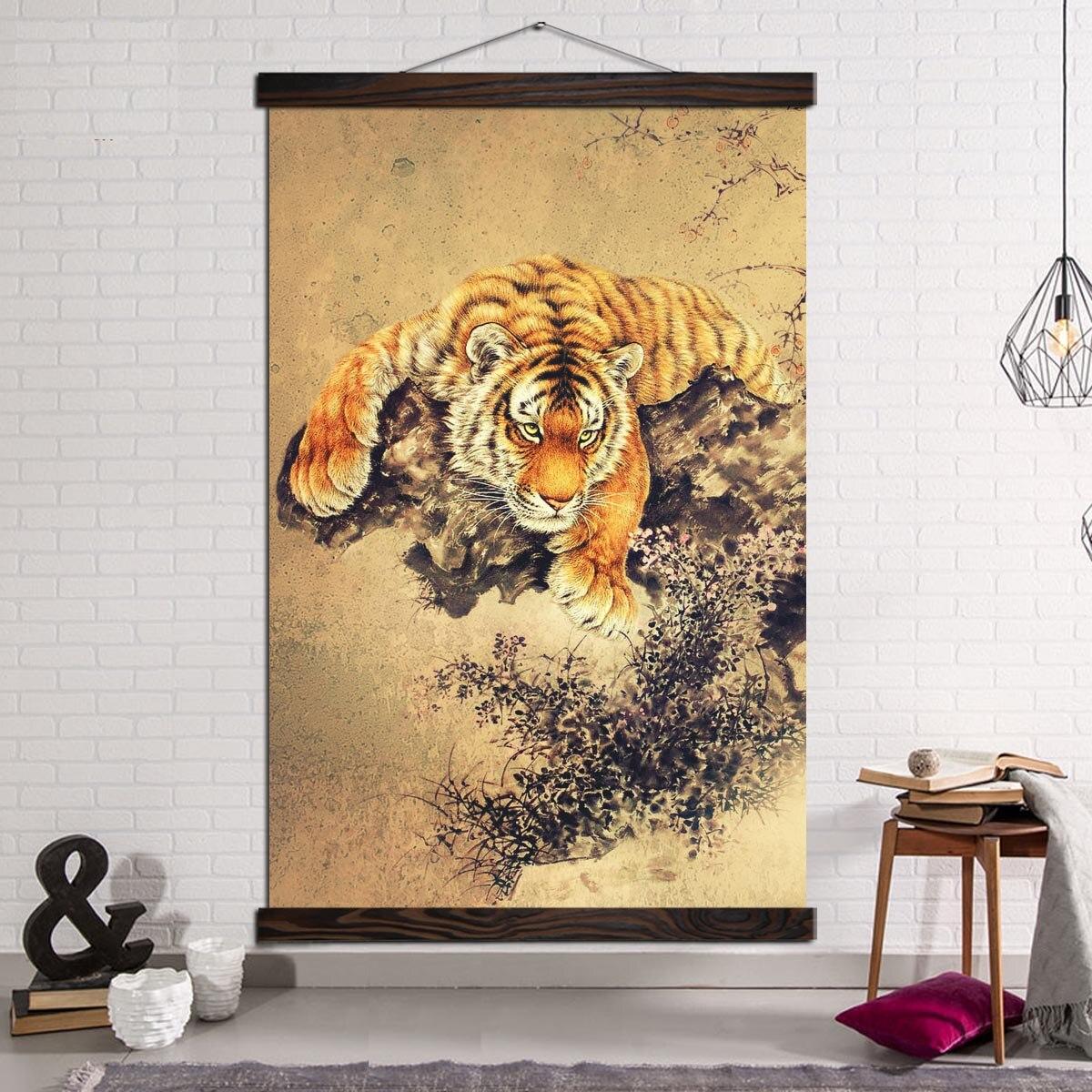 Japansk bild tigern japansk bild japansk bild världsbild