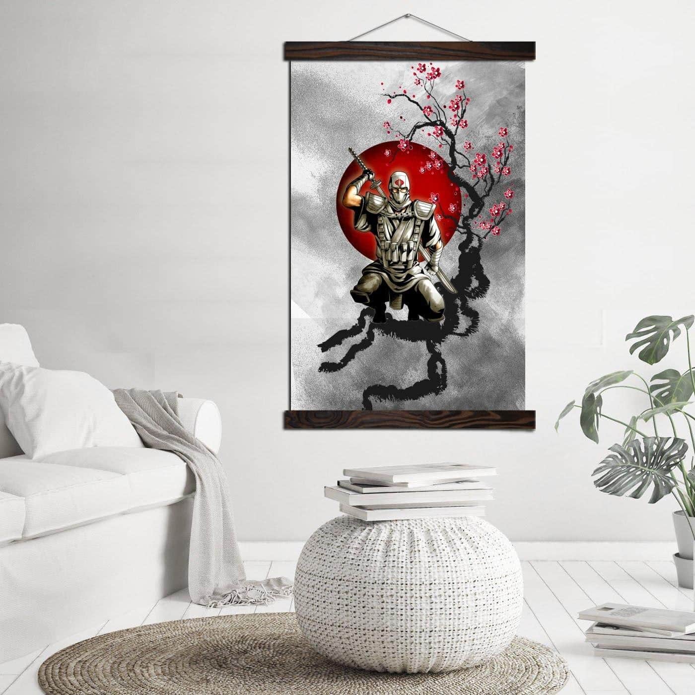 Samurai och körsbärsträd bild Japansk bild Världsbild