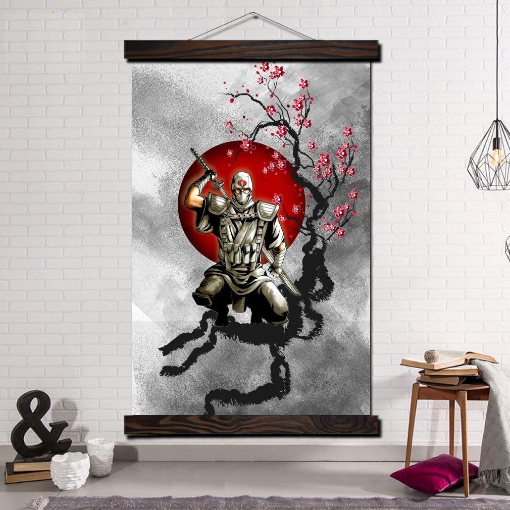 Samurai och körsbärsträd bild Japansk bild Världsbild