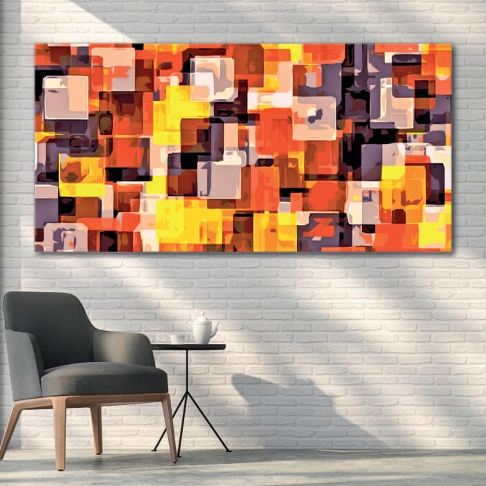 Abstrakt orange bild Abstrakt bild