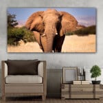 Bord Elefant på savannen Bord Djur Bord Elefant