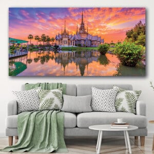 Stor bild av thailändskt tempel Bild av världen Bild av Thailand