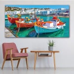 Bordsbåtar i Grekland Bordsbåtar Originalmålningar