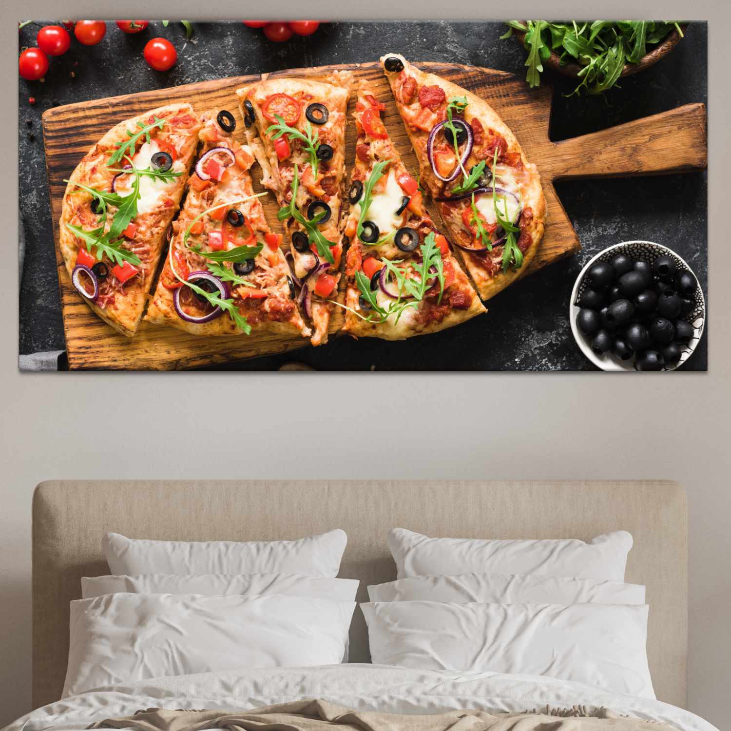 Bord Fem pizzabitar