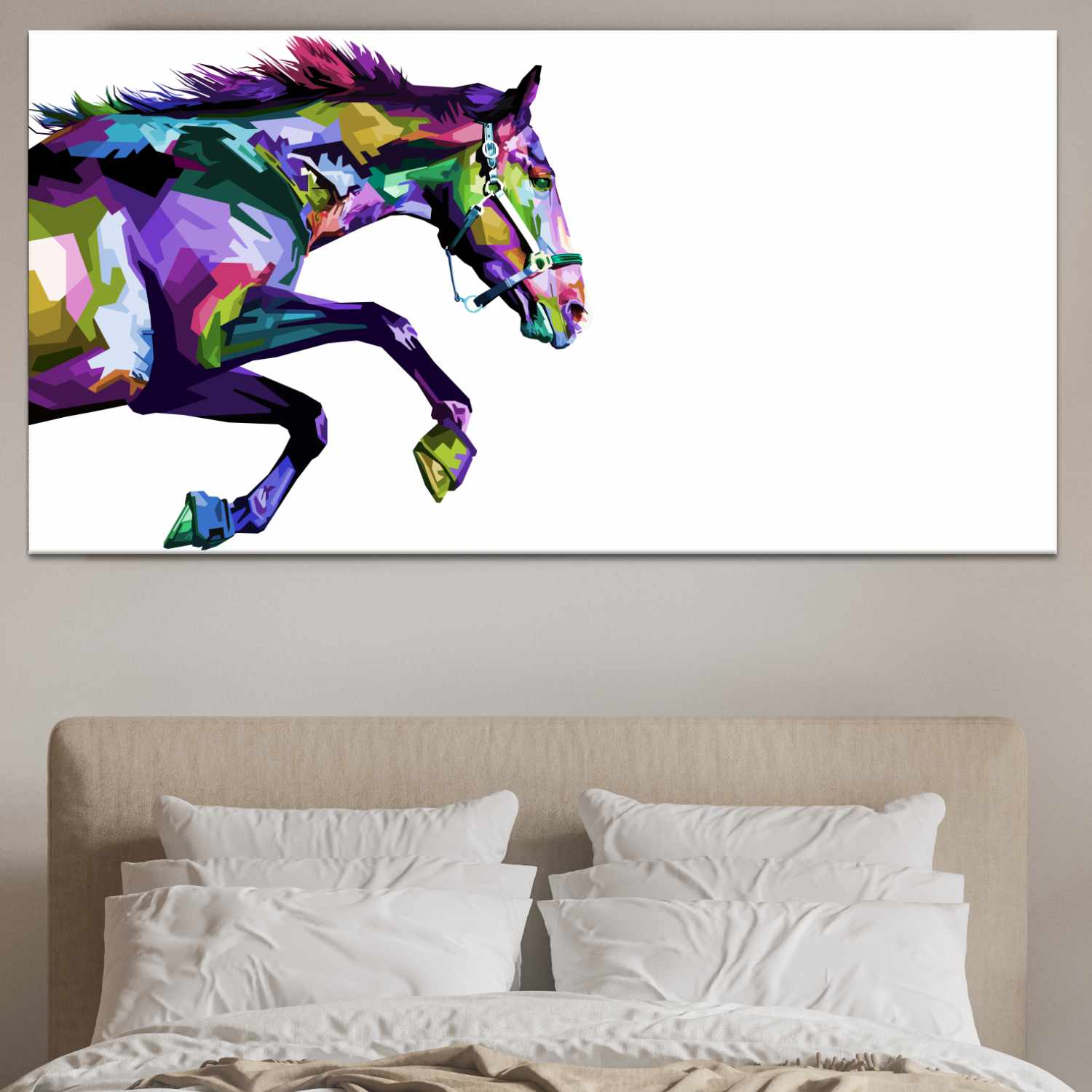 Bild häst pop vit bakgrund Bild djur Bild häst