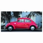 Volkswagen Beetle Table Red