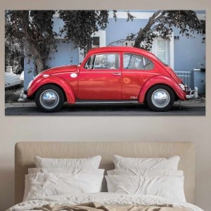 Volkswagen Beetle Table Red