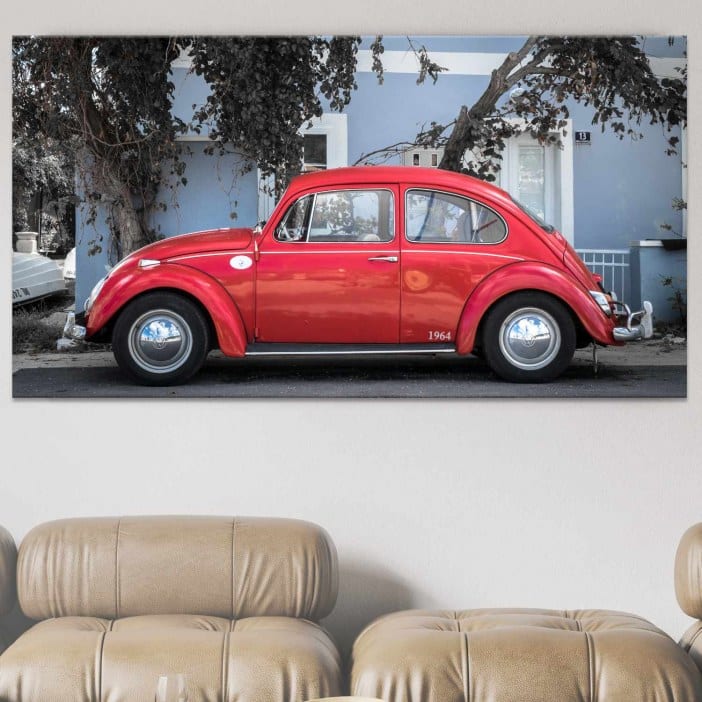 Volkswagen Beetle Table Red