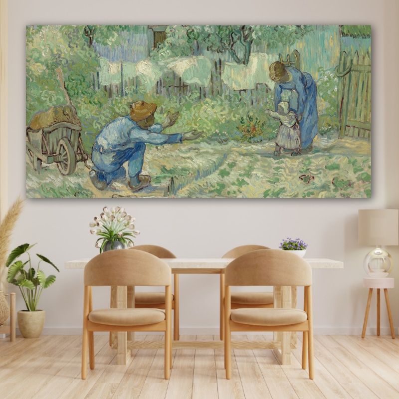 Målning Beau jadin Van Gogh Målning Artist Målning Van Gogh storlek: XXS|XS|S|M|L|XL|XXL