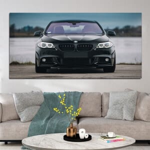 Bild BMW M5 F10 svart Bild BMW Bil Bild Original målningar format: Horisontell