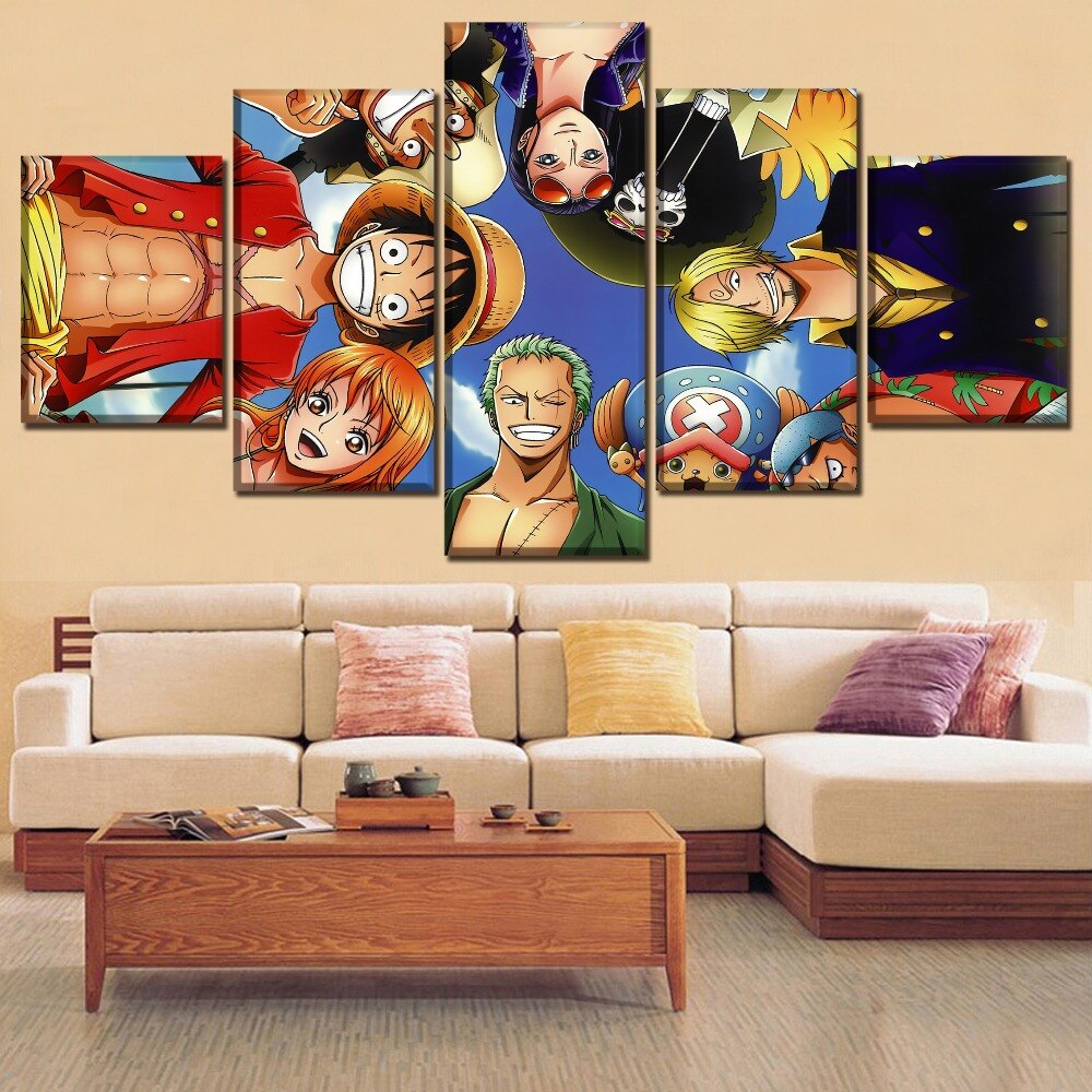 Dekorativ väggkonst duk, HD-utskrift, 5 paneler, ett rum anime roll affisch för vardagsrum eller sovrum, modernt konstverk Uncategorized b69a2031f5475bad48ac93: Storlek0|Size1|Size2|Size3