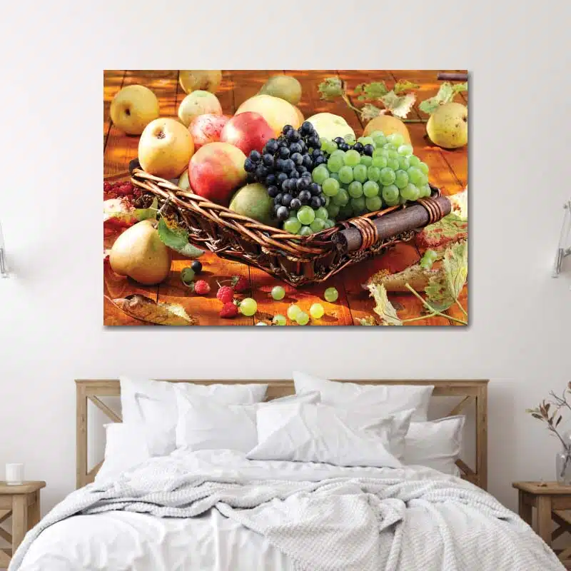 Stilleben målning fruktkorg Stilleben målning storlek: XS|S|M|L|XL|XXL