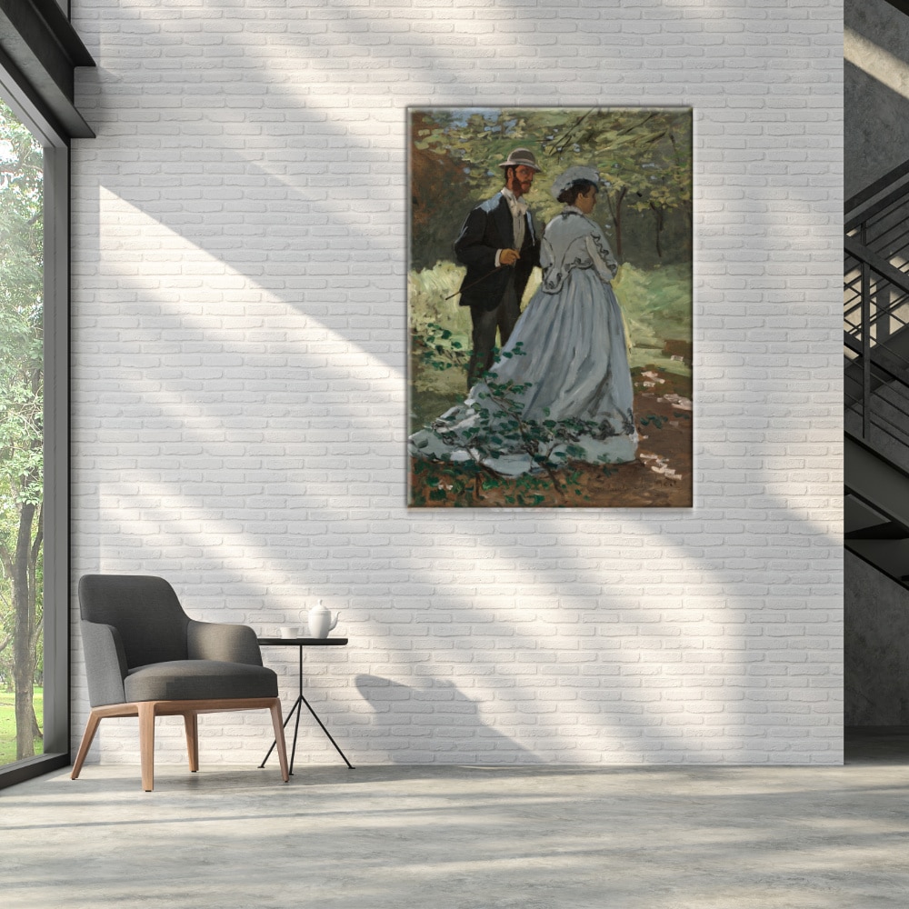 Målning Monet Bazille och Camille Målning Artist Målning Monet storlek: XXS|XS|S|M|L|XL|XXL