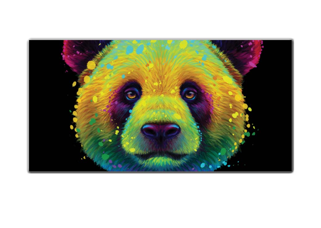 Pop art panda målning