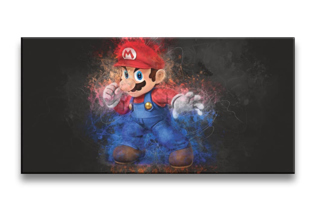 Bord Super Mario Grafitti Original bord Geek bord Super Mario storlek: XXS|XS|S|M|L|XL|XXL