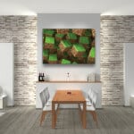 Minecraft-bord trädgårdsklossar Pop Art-bord Geek-bord Minecraft storlek: XS|S|M|L|XL|XXL