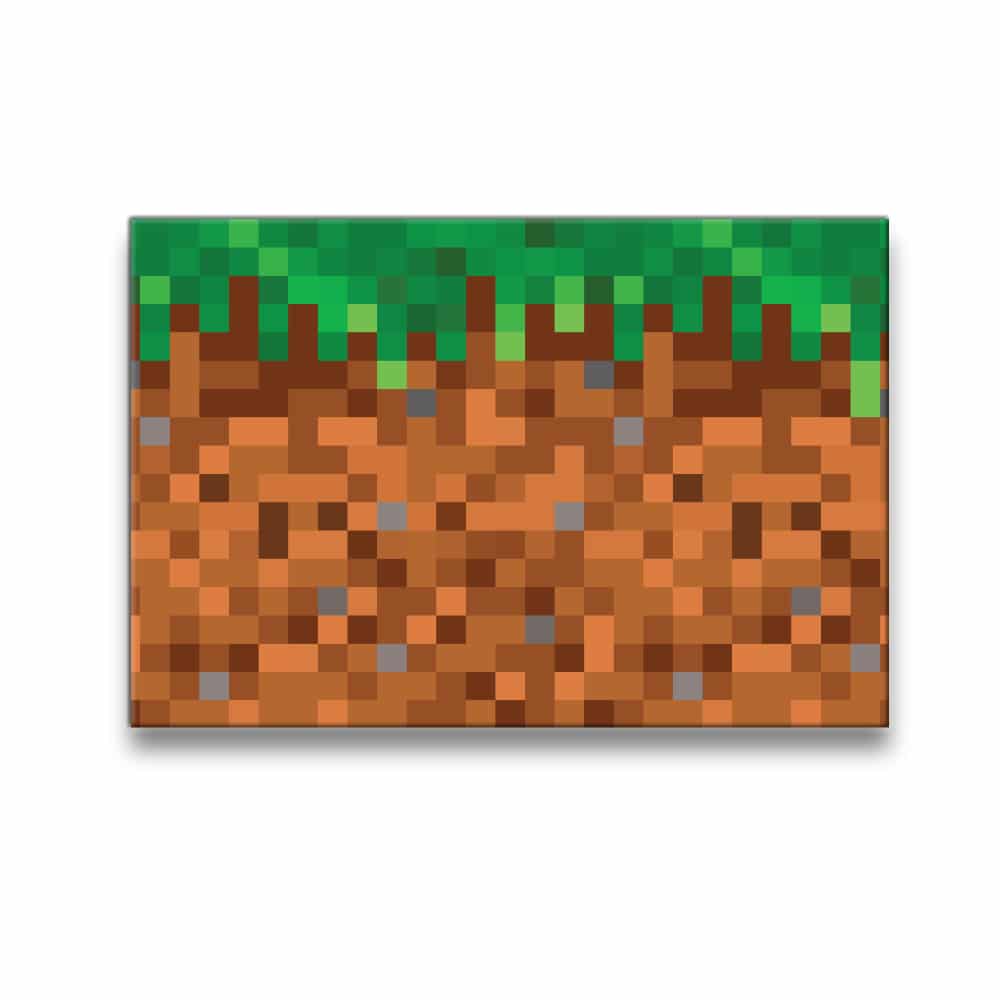 Minecraft-målning pixelerad terräng Pop Art-målning Geek-målning Minecraft storlek: XS|S|M|L|XL|XXL